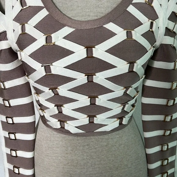 Elastic Bandage Zip Up Top - Picture 3 of 4